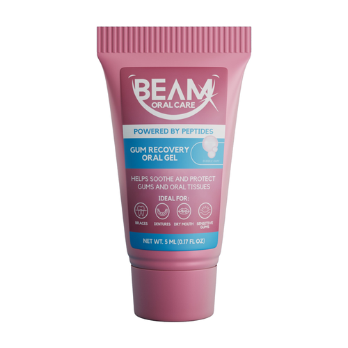 PEP+ BEAM oral gel for kids in Bubble gum flavor, designed for gentle gum and mouth care